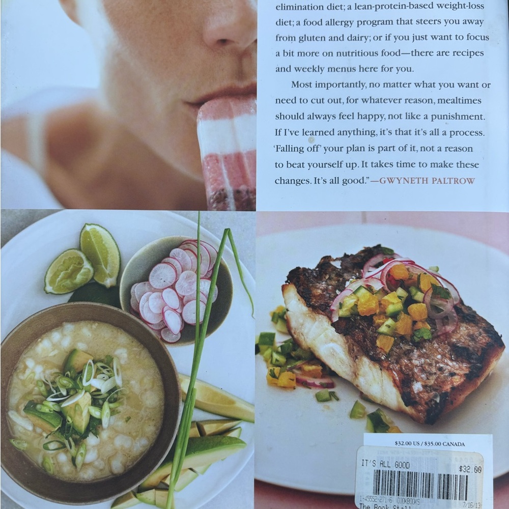 It's All Good Recipe Book by Gwyneth Paltrow - Picture 2 of 3